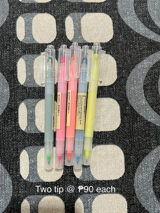 MUJI Two Tip Highlighter