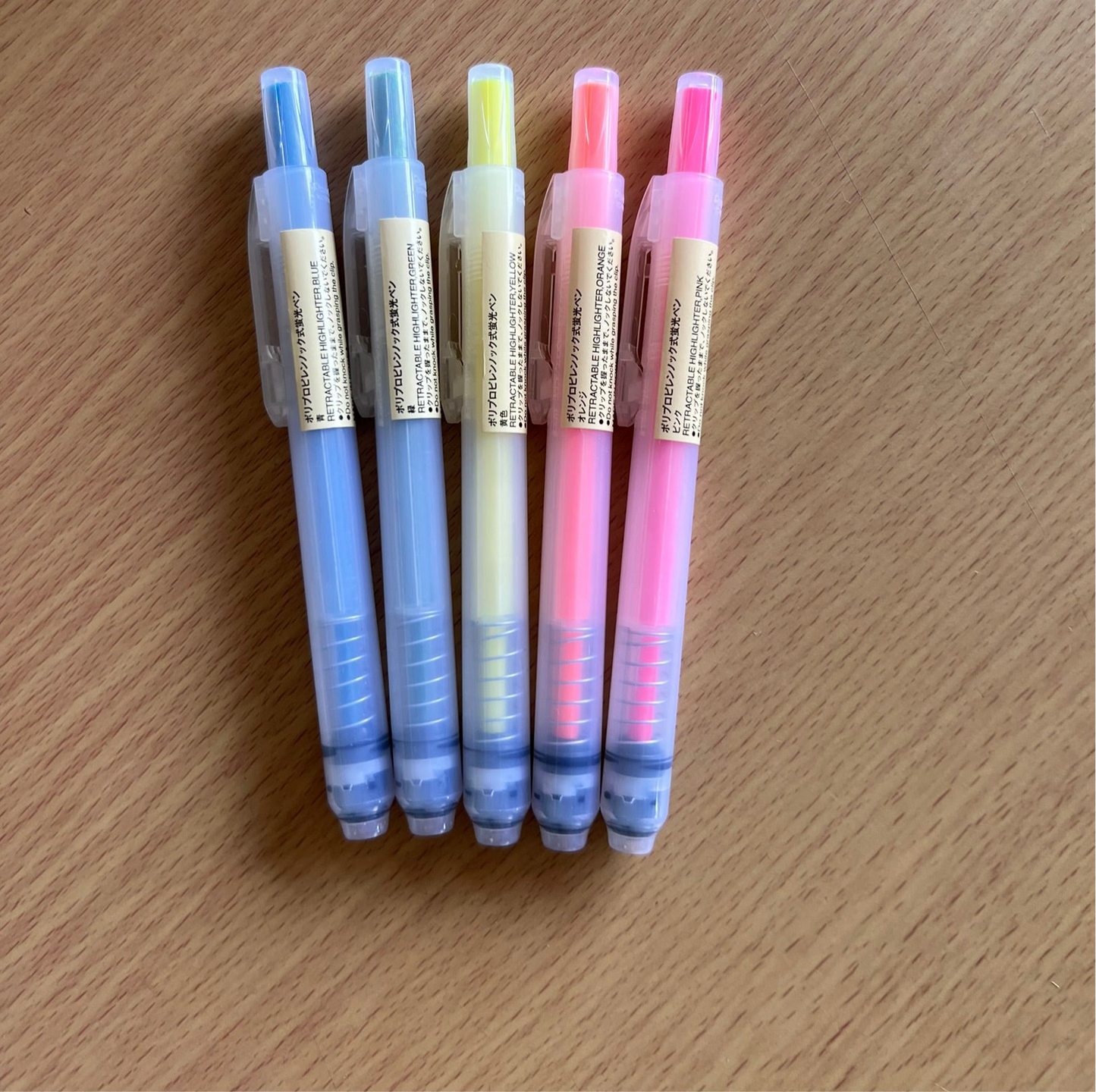 MUJI Retractable Highlighter Refill