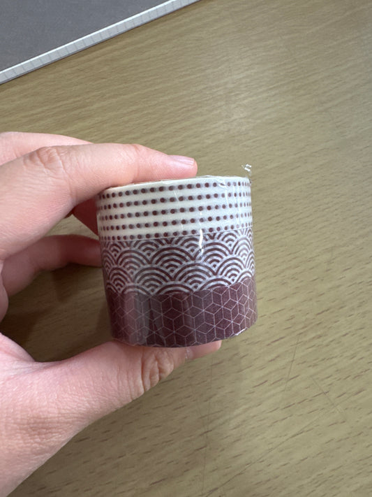 MUJI WASHI Tape Red