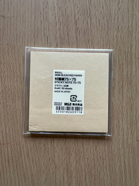MUJI Assorted Sticky Notes