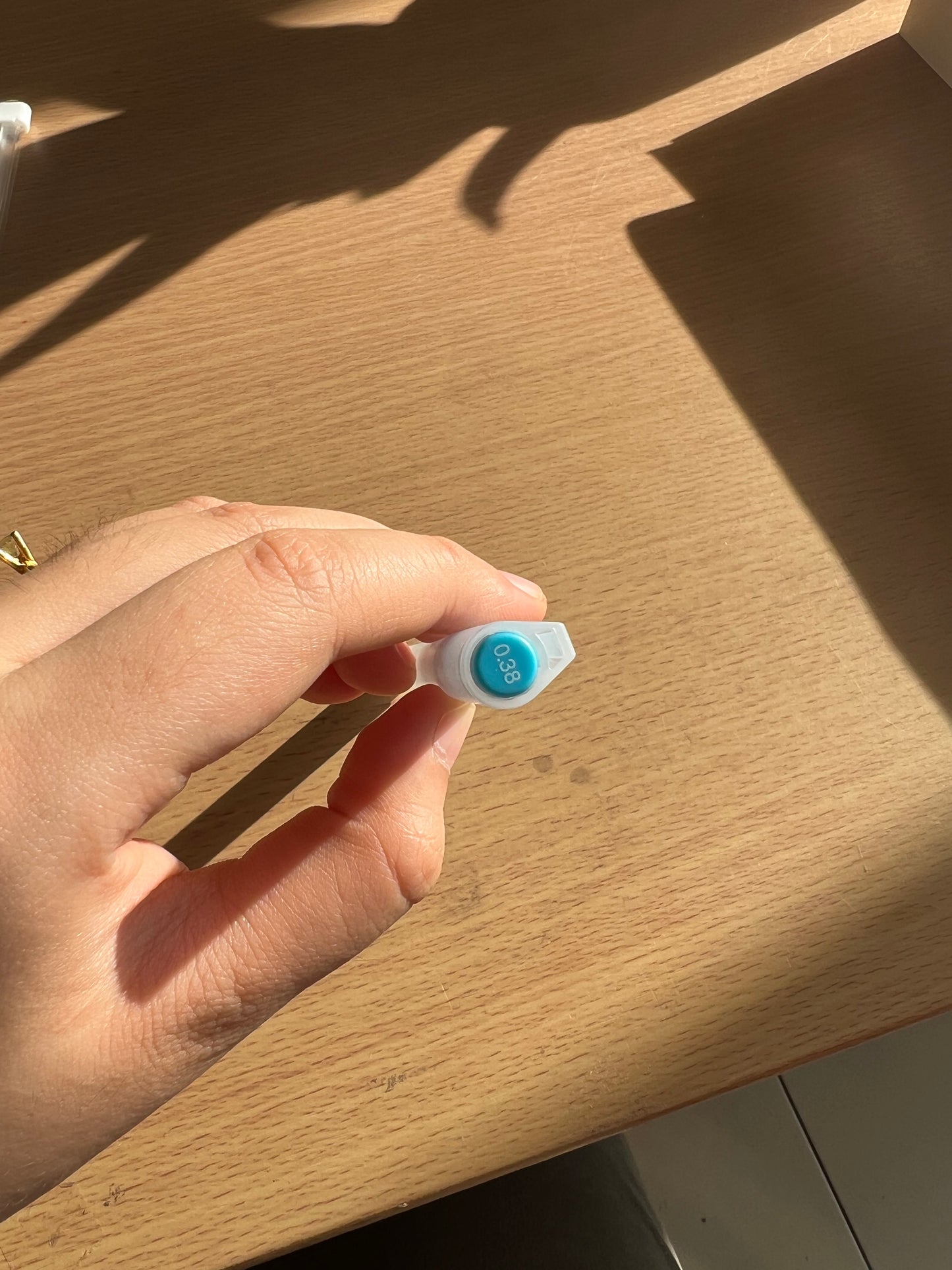 MUJI 0.38 Smooth Writing Gel Pen Cap