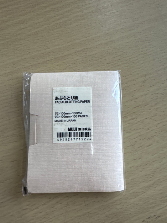 MUJI Facial Blotting Paper