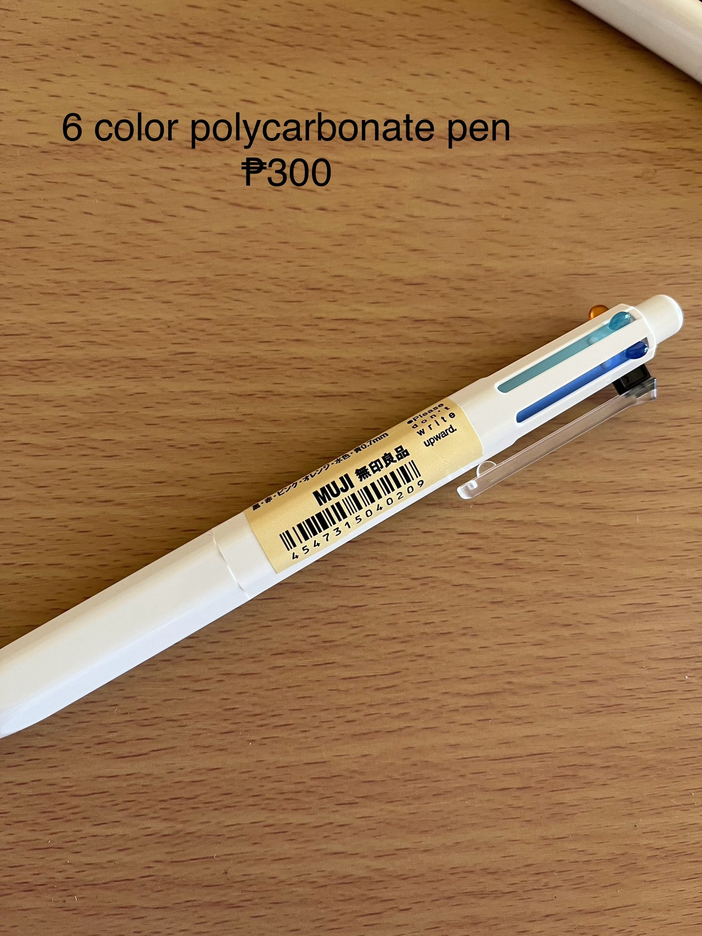 MUJI 6 Color Polycarbonate Pen