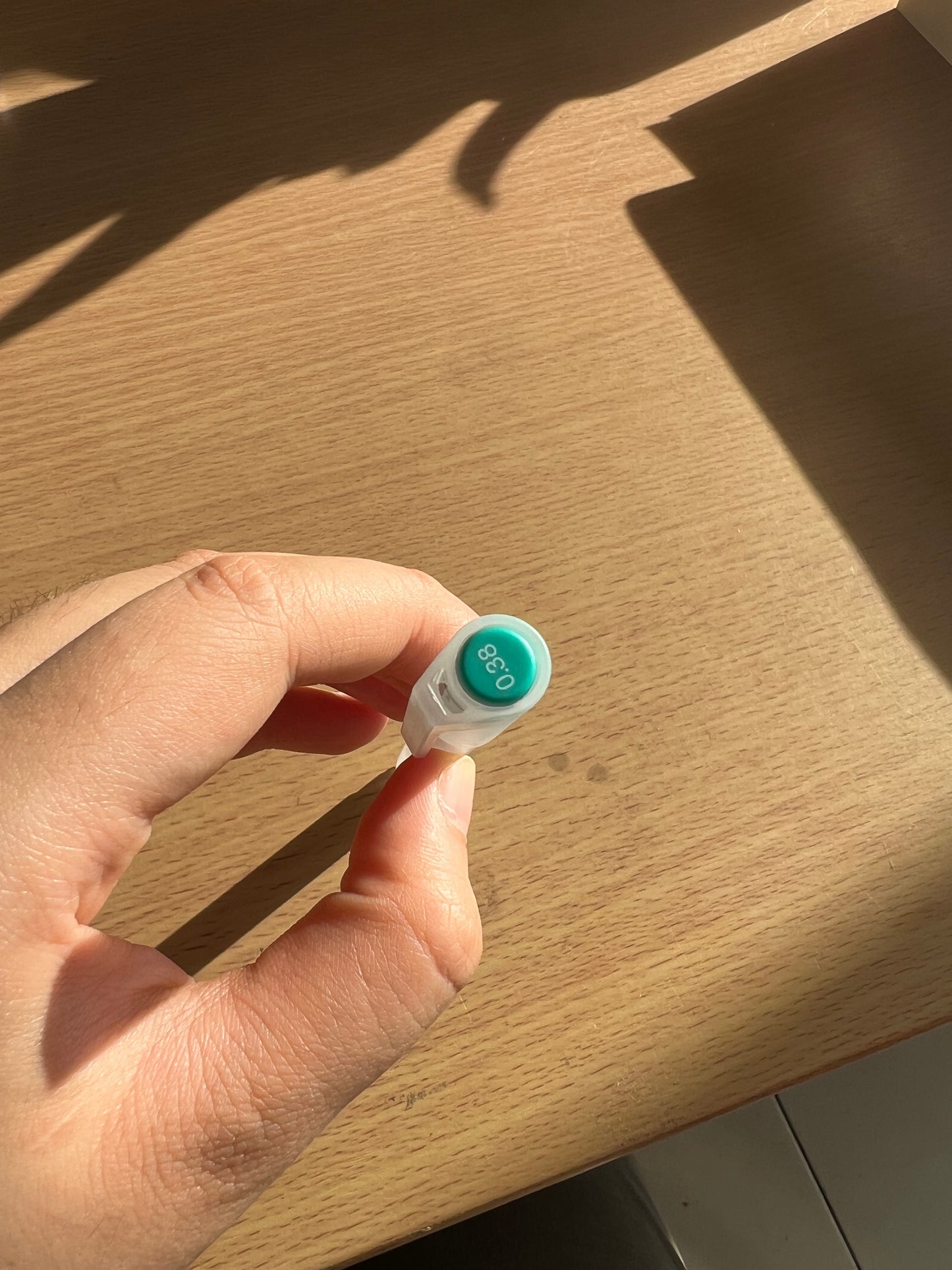 MUJI 0.38 Smooth Writing Gel Pen Cap