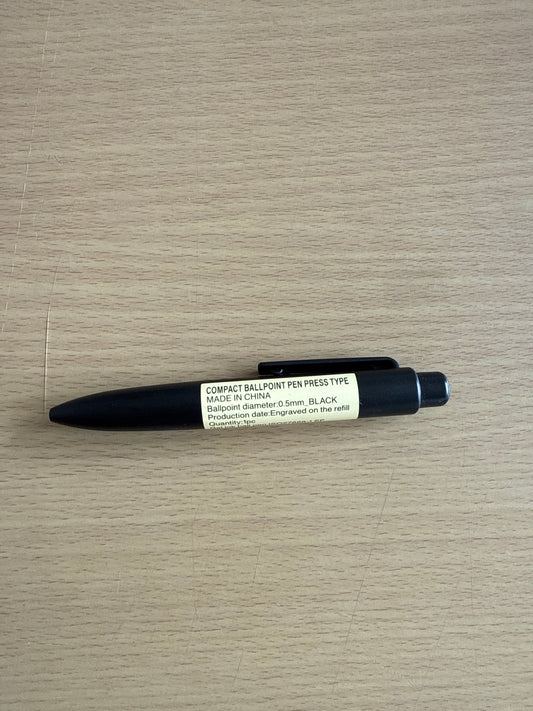 MUJI Compact Pen - Black