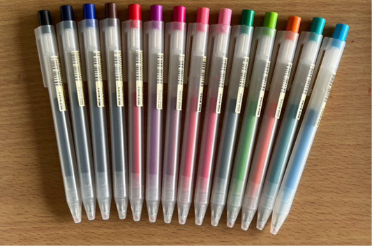 MUJI 0.5 Smooth Writing Gel Pen Retractable