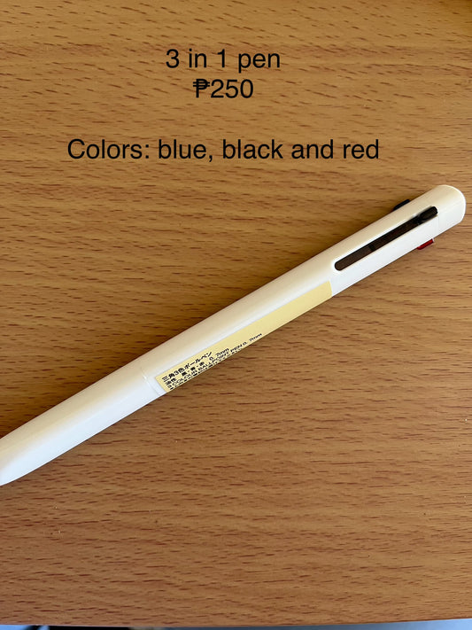 MUJI 3 in 1 Pen