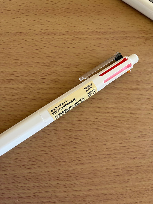 MUJI 6 Color Polycarbonate Pen