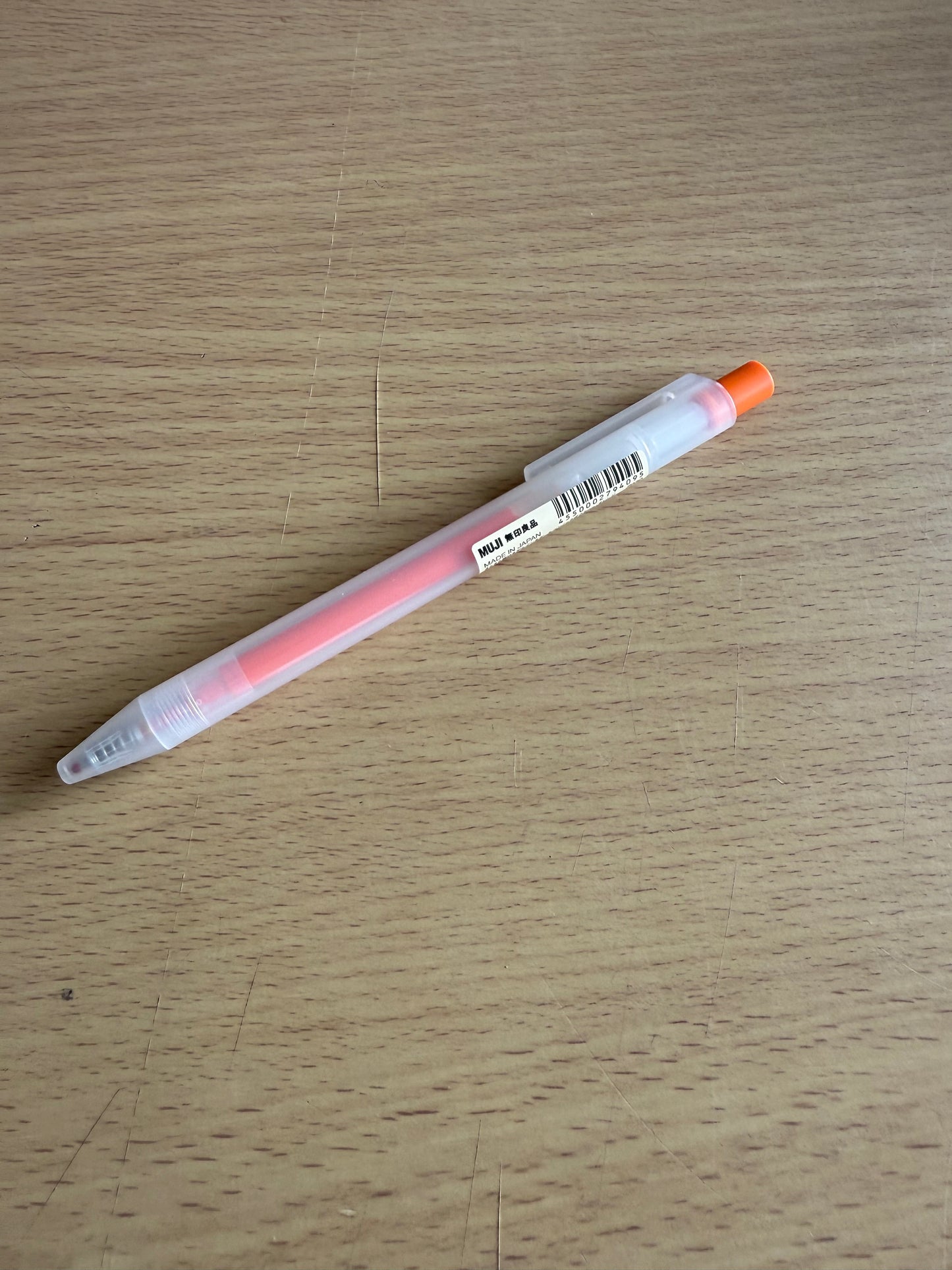 MUJI 0.5 Smooth Writing Gel Pen Retractable