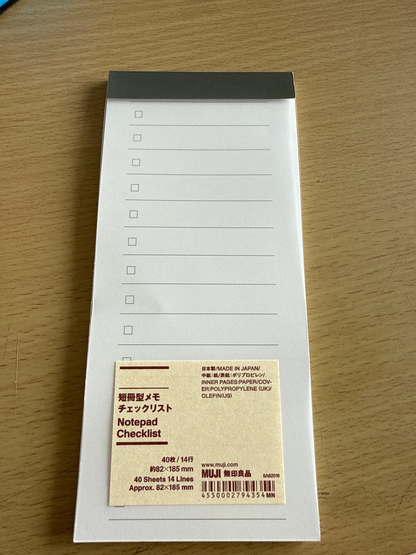 MUJI Notepads