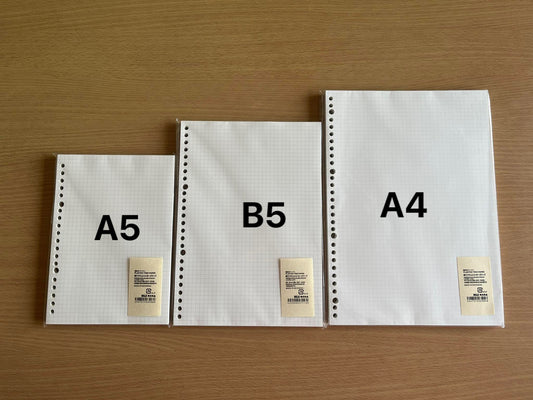MUJI A4 Binder Paper - Grid 100 Sheets
