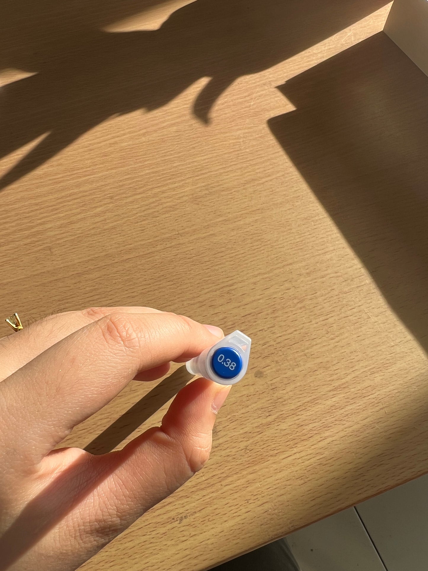 MUJI 0.38 Smooth Writing Gel Pen Cap