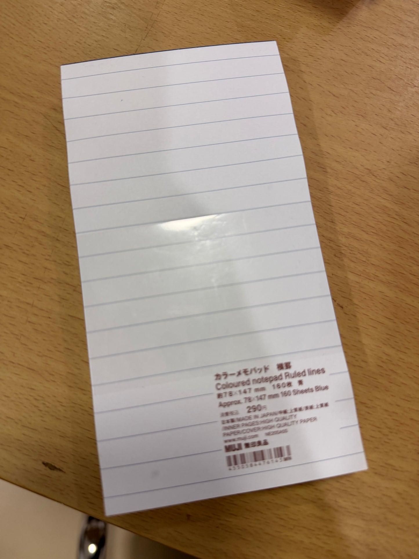 Colored Notepad 78x147mm (160 sheets)