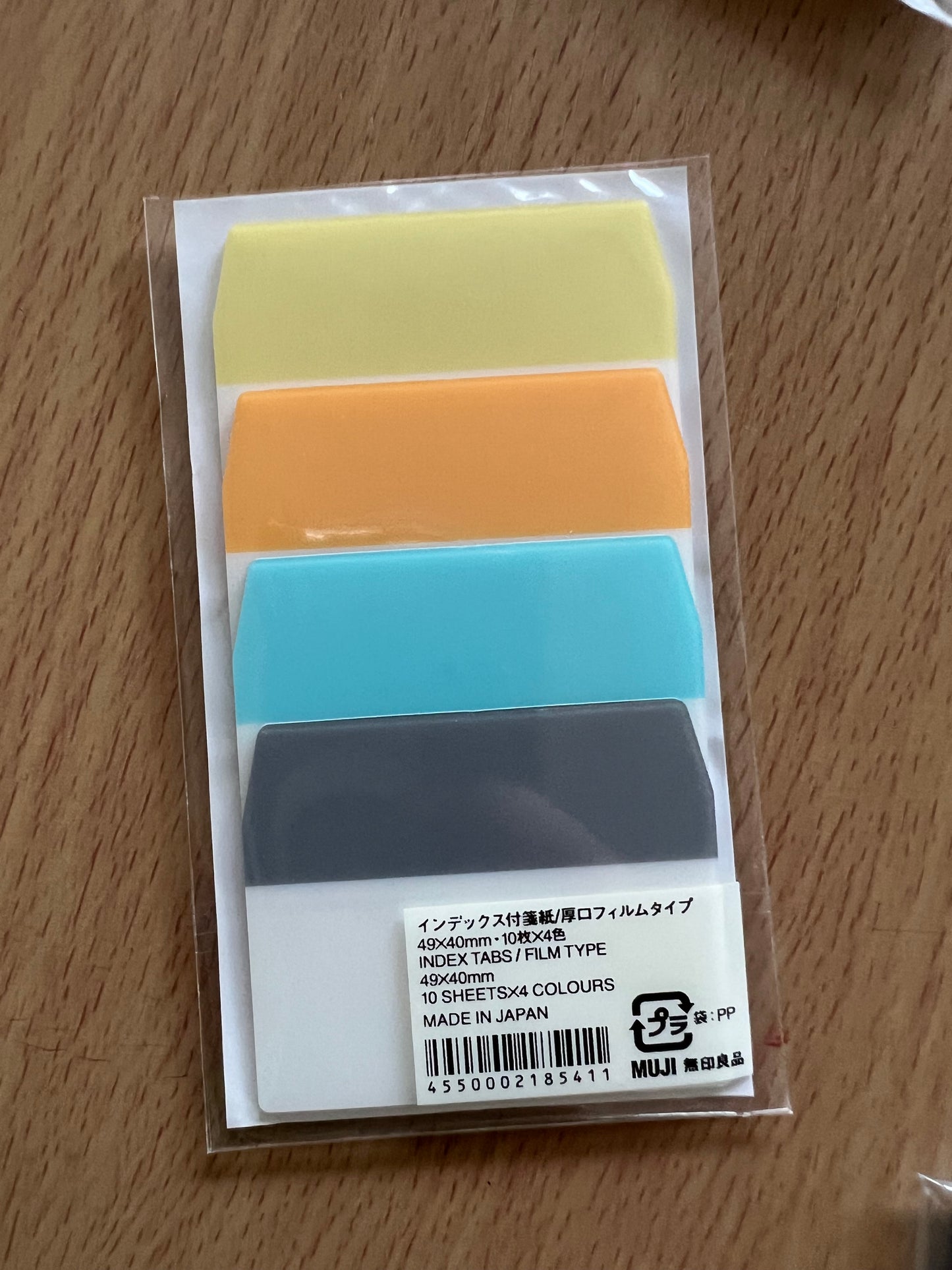 MUJI Rectangle Index Tabs