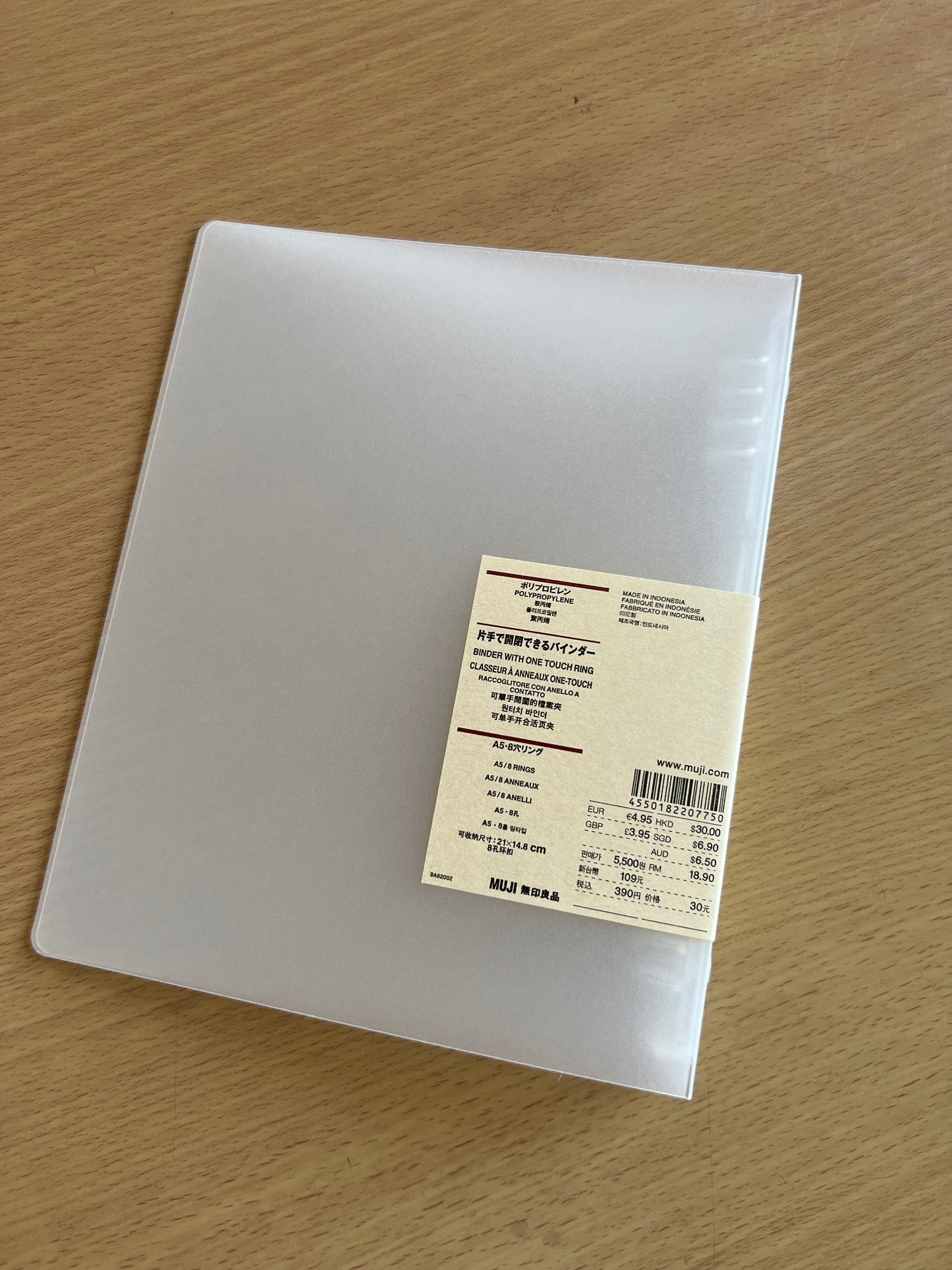 MUJI A4 Binder