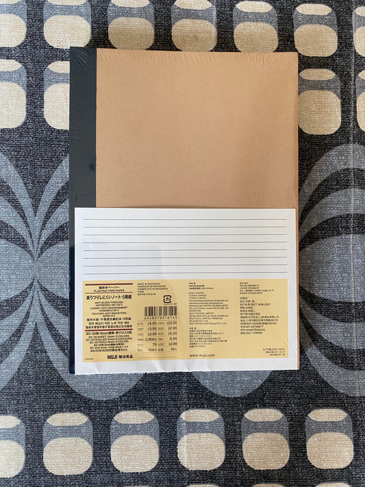 MUJI B5 Notebook pack of 5