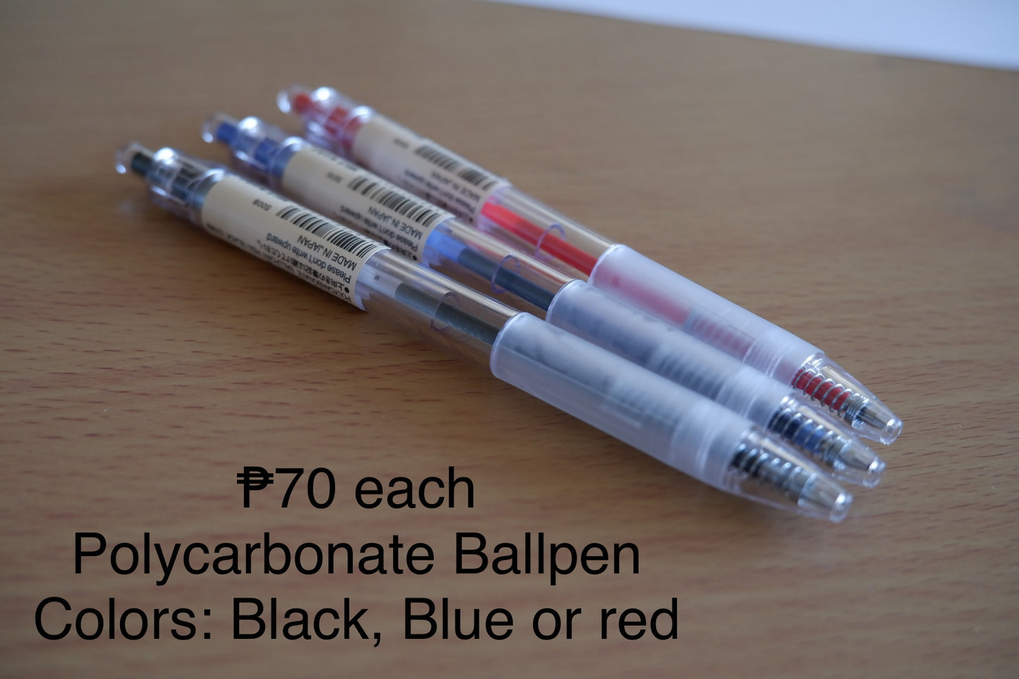 MUJI 0.7 Polycarbonate Non Gel Pen