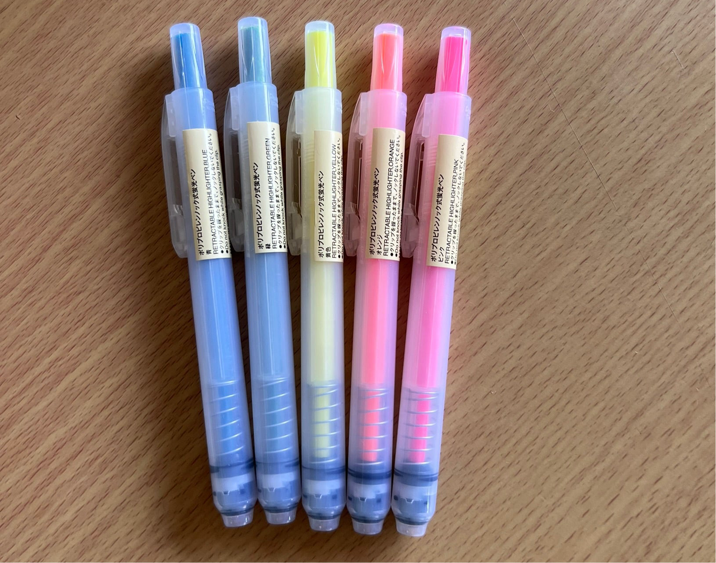 MUJI Retractable Highlighter