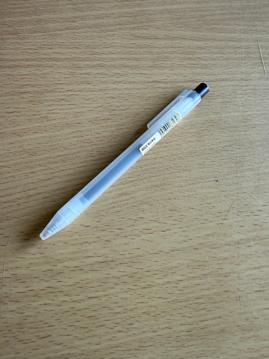 MUJI 0.3 Smooth Writing Gel Pen Retractable