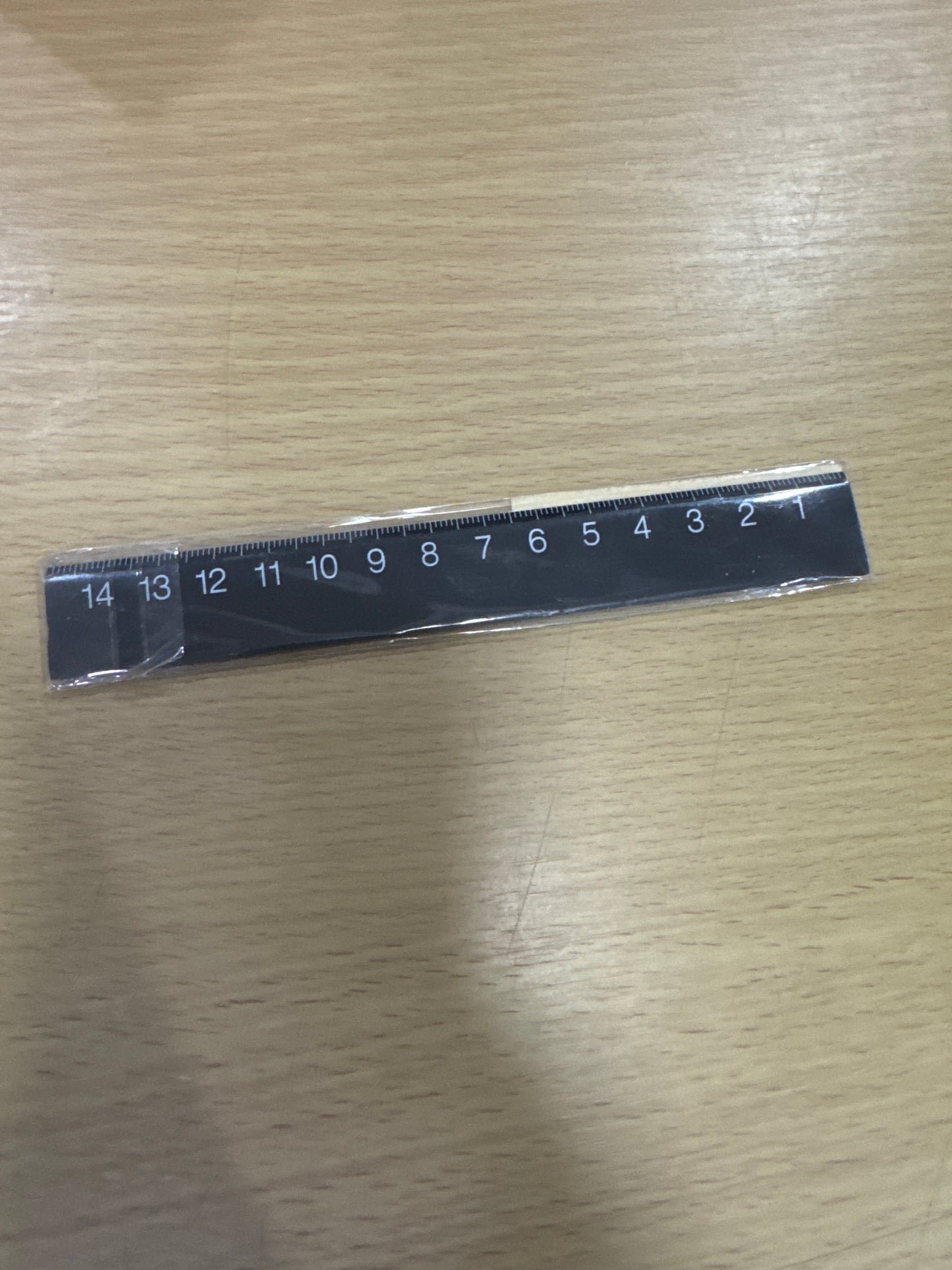 MUJI Black Ruler
